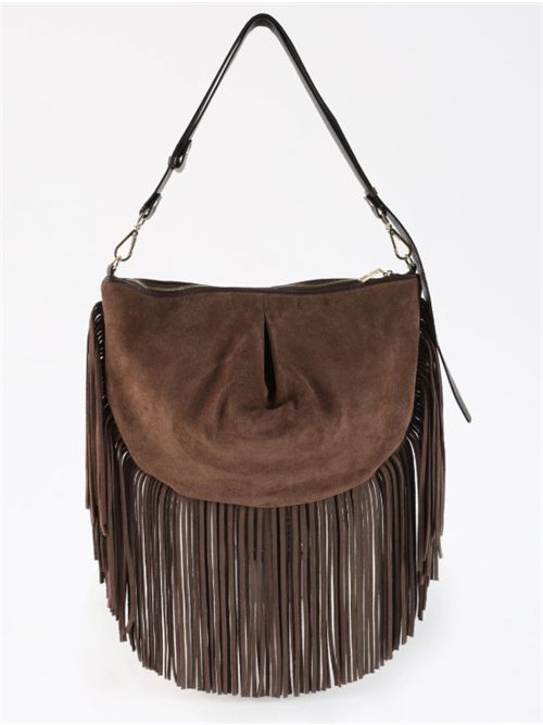 Borsa Maxi Pouch Folk con frange Emma Cuoieria Fiorentina Cuoieria Fiorentina | B00006037W100-CC